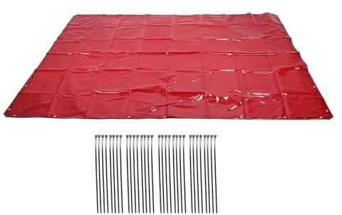 Rideau de Soudage Ignifuge, 1,74 x 2,34 m, Polyéthylène, 6 Niveaux de Protection, Type Suspendu, pour Atelier Industriel