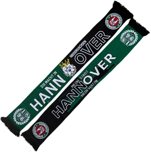 Generisch Hannover Schal, Fussballschal, Die macht im Norden (Premium Strickschal), Fanartikel für Stadion, Spieltag & Freizeit, Hannover Schal, Fanschal