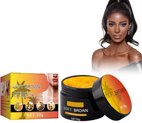 Crema hidratante acelerante bronceadora, 50 g Tanning Cream Crema Solar Crema bronceadora Eficaz en Solarium y al aire libre, obtener un bronceado natural con ingredientes naturales