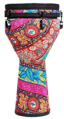 10/12 Zoll Djembe Trommel Langlebig Und Tragbar, für Bandbegleitung, Anfänger Buschtrommel Afrikanischer Stil Handtrommel(PVC10inch D)