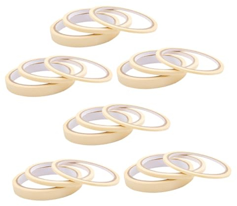 SAFIGLE 18rolls Nail Art Tape Stickers Adhesive Masking Paper for Nail Painting DIY Home Decor Craft Project