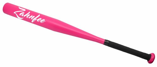 Pinker Baseballschläger Zahnfee lustige Sprüche 65 cm Länge Aluminium