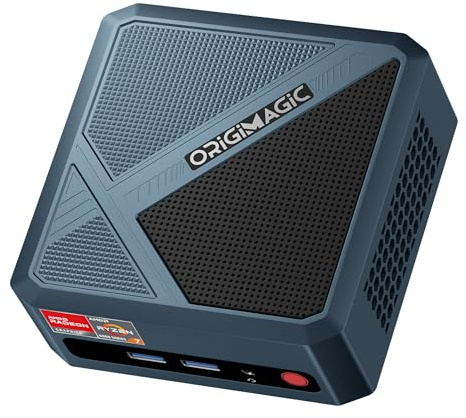 origimagic N2 Pro Mini PC Ryzen 7 6800H (8C/16T, fino a 4,7 GHz), 32 GB DDR5, 1T SSD Mini PC Desktop da Gioco, Pre-OS11 pro/WiFi 6E/BT5.2/2.5GLAN/4K UHD/Quad Display/PC per Casa, Ufficio
