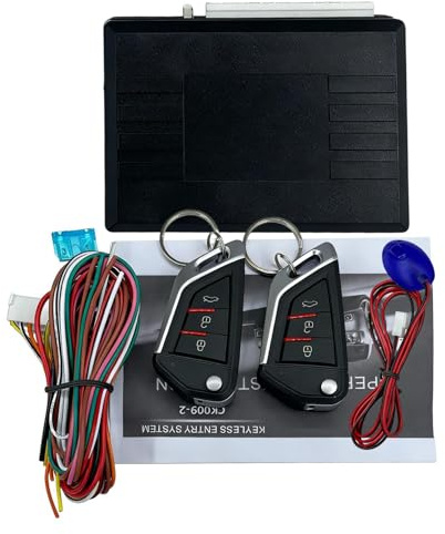 Système sans clé de voiture, gadget de sécurité automobile, kit de verrouillage à distance avec fonction antivol, dispositif d'entrée sans clé avec installation facile, sécurité du véhicule, kit de ve