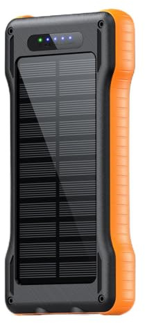 Power Bank Solare 10000mAh Power Bank Impermeabile Esterno