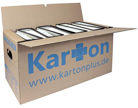 40 Stück Umzugskartons 620 x 300 x 330 mm doppelter Boden Umzugskiste Umzug Karton Ordnerkarton