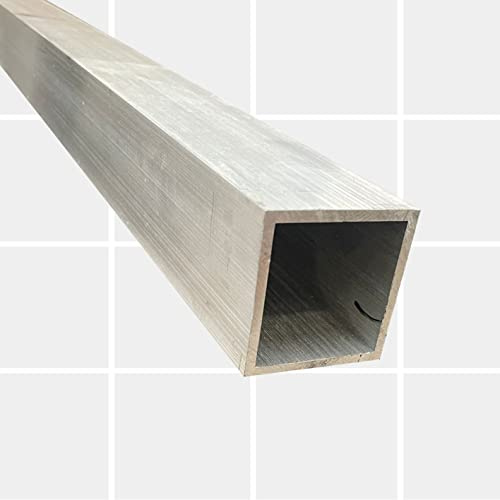 Aluminium Square Box Section Tube 13mm - 45mm Other Sizes and Lengths Available | 100mm - 1520mm (1000mm, 1 x 16swg (25.4mm x 1.6mm))