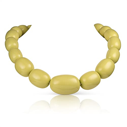 ZAVANA Große Statement-Halskette für Damen und Teenager-Mädchen, handgefertigte Boho Chic Chunky Halskette für Frauen, eleganter Bohemian Modeschmuck für Frauen