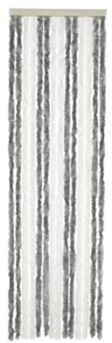 Revera Travellife Chenille Basic Türvorhang, 56x185 cm, grau/weiß