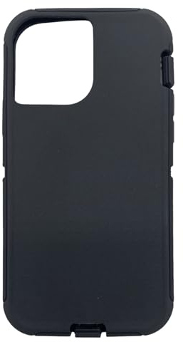 Replacement Rubber Outer Skin Compatible with iPhone 12 Pro Max Otterbox Defender Series Case (Black)