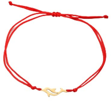 TEAMER Lupo Bracciale Volpe Bracciale Delfino Cera Corda Chian Bracciale in acciaio inox animali gioielli per le donne