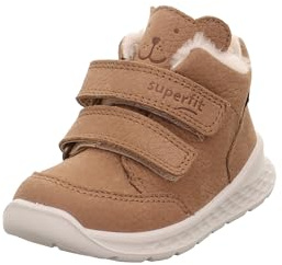 Superfit Mädchen und Jungen Ankle Boots Breeze, Kinder Stiefeletten, Weite: M IV, Booties, halbstiefel, Kurzstiefel, BRAUN (020), 27 EU