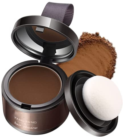 Poudre capillaire marron foncé Hairline Powder, coloration instantanée pour cheveux marron foncé, Hairline Shadow, poudre de racine des cheveux, correcteur de racine des cheveux, ombre, sourcils,