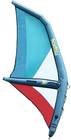 Professionelles aufblasbares Paddelboard mit aufblasbarem Segel – freistehendes Paddelboard-Set mit Basis, Pumpe, Rucksack, Fußschlaufe und Schlauch