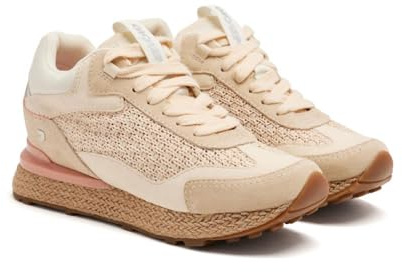 Zapatillas Piel CUÑA Rafia Harding
