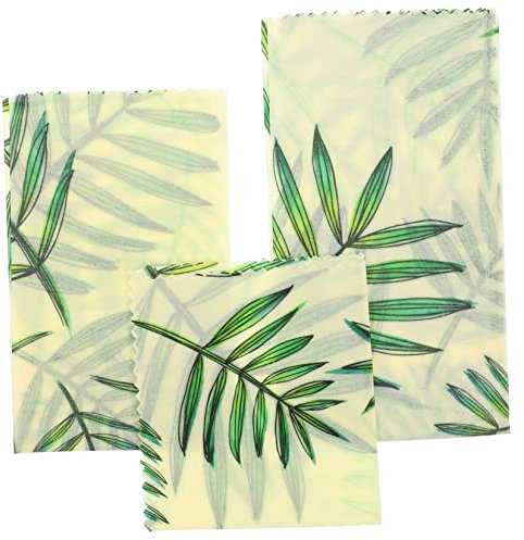 FUNOMOCYA 9stücke Beeswax Food Wraps Aus Umweltfreundliche Bienenwachsverpackungen Für Lebensmittel Wiederverwendbar Für Sandwiches Obst Und Gemüse Für Aufbewahrung Von Resten
