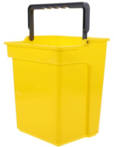 Holibanna Kleiner 4l Plastikeimer mit Griff Robuster Haushaltswassereimer aus Kunststoff Leicht zu Tragen und Bruchsicher für Haushalt und Schule