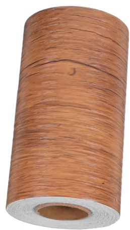 Healifty Bordure Autocollante Effet Bois Ruban Décoratif pour Cadres de Miroir Cuisine de Bain Décoration de Mur de Design Naturel Installation Facile