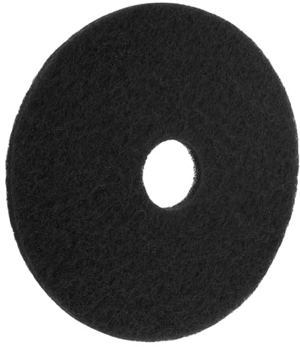 Mipcase Black Floor Polishing Pad for Floor Machine Efficient Cleaning and Polishing Tool Easy Operation and Multi Functional Replacement Cushion