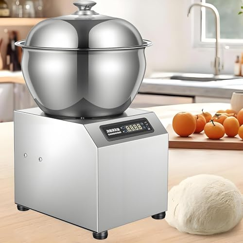 TozMvi Impastatrice Elettrica, Impastatrice Professionale per Farina, Impastatrice a Spirale per Pizza E Pane, con Funzione di Temporizzazione E Riscaldamento 5kg