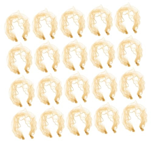 WOONEKY 40 Stück Haarnetz Für Ballett Duttnetz Haarkappe Haarknotenabdeckung Haarkappe Für Perücken Haarknotennetz Für Damen Haarknotenhalter Dutt Haarnetze Haarnetz Für Hochsteckfrisuren
