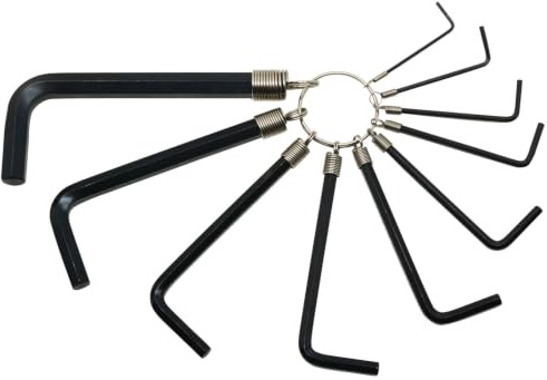 STANLEY - Juego de 10 llaves Allen