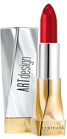 Collistar Rossetto Art Design MAT Sensuale, n. 5 Rosso passione, Rossetto mat confortevole, Colore vibrante, intenso e a tenuta record, Formula idratante, protettiva e rigenerante, 3,5 ml