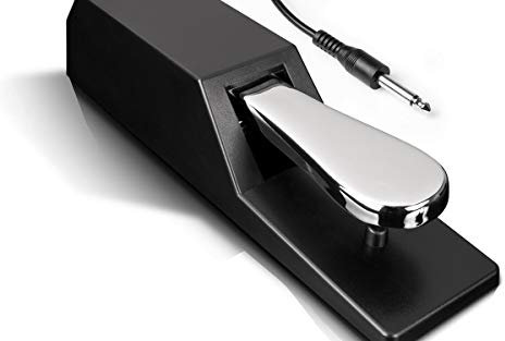 Alesis ASP-2 - Pedale di Sustain Universale con Action Dinamica per Pianola, Tastiera MIDI, Pianoforte Digitale