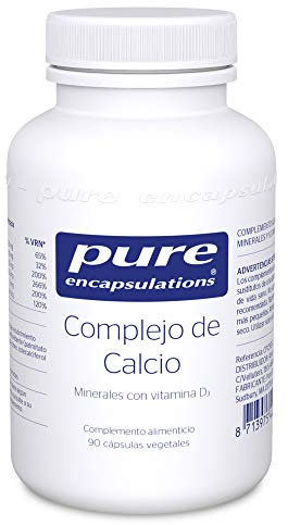 PURE ENCAPSULATIONS Complejo de Calcio | Magnesio, Zinc, Cobre y Manganeso con Vitamina D3| Ayuda la Estructura Ósea | Contribuye al Mantenimiento de los Tejidos Conectivos | 90 Cápsulas Vegetales