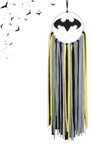 Kinder Traumfänger,Großer Traumfänger,Fledermaus Dream catchers Wandbehang,Baby Kinderzimmer Dekoration Handgemachter Traumfänger Wanddeko Home Decor Room Ornament Crafts Geschenk