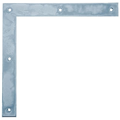 Alberts 312916 Tor-Winkel | galvanisch blau verzinkt | 250 x 250 x 30 mm