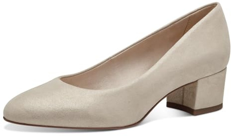Tamaris Damen Klassische Pumps, Frauen Absatzschuhe,stoeckelschuhe,Ausgehschuhe,Abendschuhe,Court Shoes,stöckelschuhe,Heels,Champagne,37 EU
