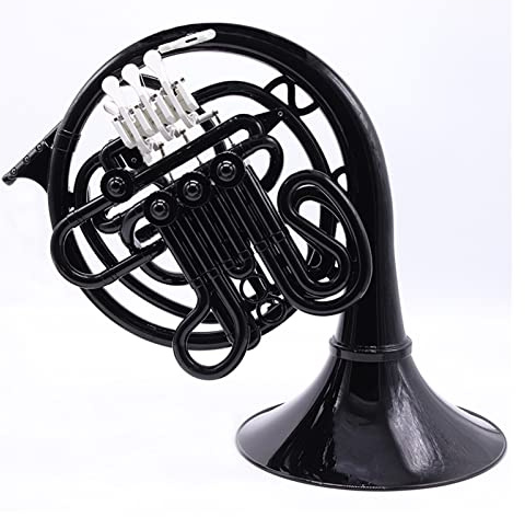 Hörner Schwarz Kunststoff Französisch Horn Musikinstrument In B Flach Blasinstrument