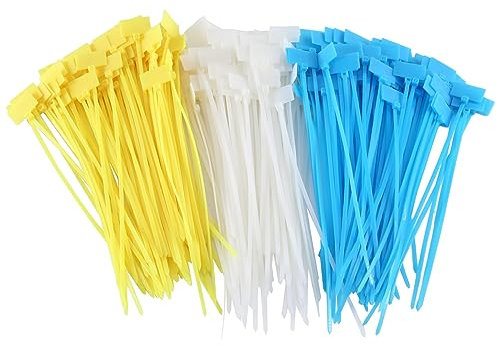 Qutsvosh 300 Piece Waterproof Hang Tag Waterproof Paper Label for 4S Auto Repair Service Number Plate Hang Tag