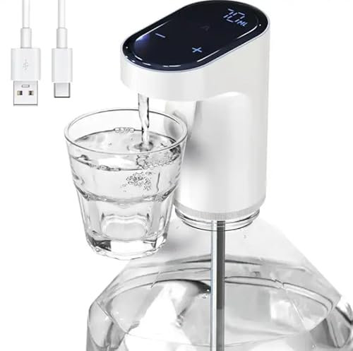 Xschischa Distributore digitale elettrico per bevande con modalità quantità, ideale per vino, liquori e liquori UVM. Batteria con funzione di ventilazione/decantatore intelligente (bianco)