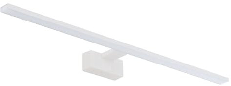 Licht-Erlebnisse LED Spiegelleuchte Badezimmer 80 cm lang groß IP44 Weiß 3000 K 1100 lm Aluminium Modern XXL Wandlampe innen Badlampe Feuchtraumleuchte
