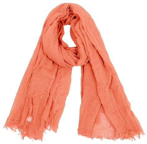 Van Der Rich ® - Schal mit fein gekreppter Oberfläche für Damen und Herren