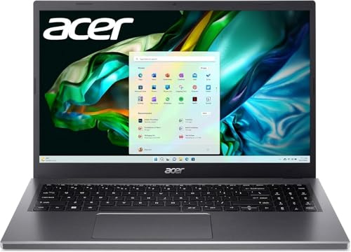 acer Aspire 5 Ordinateur portable à écran tactile FHD de 15,6 po, Intel Core i5-13420H de 13e génération, RAM LPDDR5 8 Go, SSD 512 Go, carte graphique Intel UHD, webcam, Wi-Fi 6E, HDMI, Windows 11 Pro