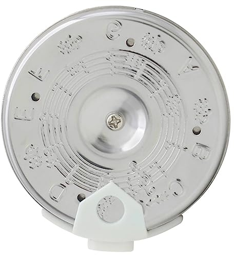 13-ton Stimmgerät mit 13 Löchern, Rundes Musikzubehör in Silber | Mundgeblasen, Leichte Pitch und Tonanpassung, Abs und Eisen, für Musiker