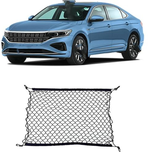 LLL6zzzK Auto Kofferraumnetz,Für VW Passat CC 2019 2020 2021 2022 2023,Multifuntionales Ablagenetz Autositz Kofferraum Gepäcknetz Kfz Aufbewahrungsnetz