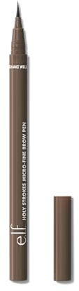 e.l.f. Holy Strokes Micro-Fine Brow Pen, Für einen Natürlichen Look, Langanhaltender Augenbrauenstift, Wasserfest & Wischfest, Vegan & Tierversuchsfrei, Taupe
