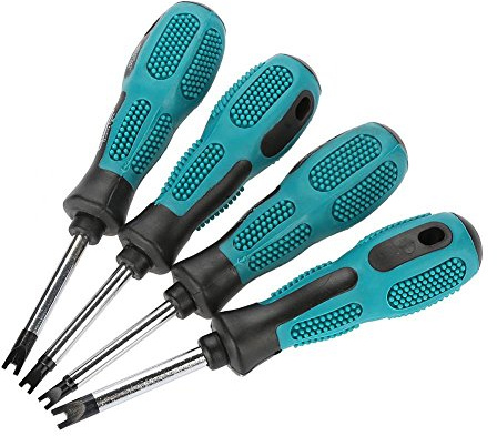 4 pezzi di cacciavite a U tipo M1.7 / M2.0 / M2.3 / M2.6, cacciavite magnetico a U tipo, strumento manuale multifunzione CRV, set di cacciaviti professionale per fissare e rimuovere viti strette