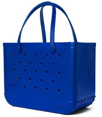 BOGG BAG Original Large Tote – 19” x 14” x 9” – Durable, Washable, Tip-proof – Beach, Pool, Boat, Work, Sports (Blue-eyed)