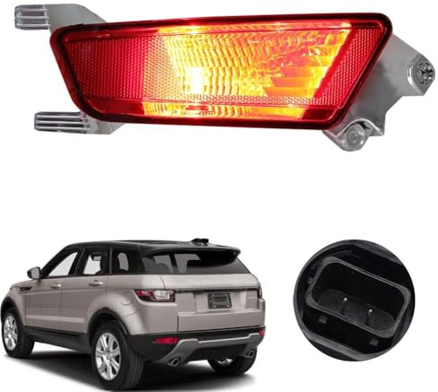 Left N/S Passenger Side Rear Bumper Brake Reflector Light W/Bulbs Fits For Range Rover Evoque L538 2011-2020 Tail Fog Lamp LR025149
