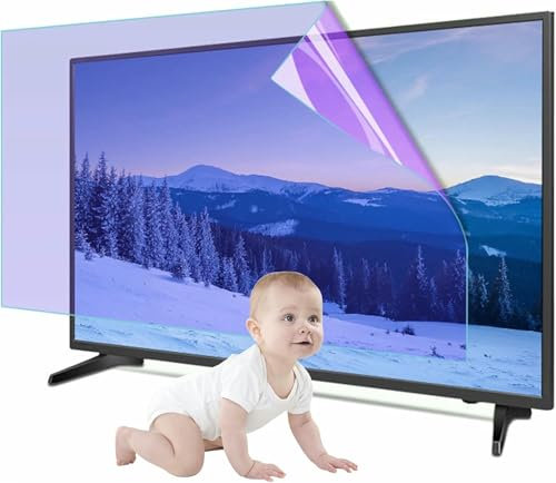 VYUJHNBG Protecteur D'écran De Télévision, Film Anti-Glagare Filtre Bleu pour Un Moniteur De 32 À 75 Pouces