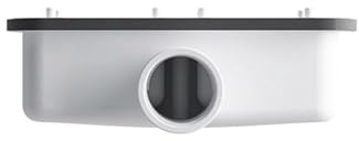 Piletta di Scarico per Piatti Doccia Ø90 mm Sifonata Ispezionabile - Altezza 65 mm, Antiodore, in Polipropilene con Guarnizione di Tenuta - Compatibile con scarichi Ø40/50 mm e Piatto Doccia Cover