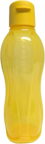 Tupperware To Go Eco Gourde Eco Easy avec couvercle à rabat EcoEasy XL Jaune 1000 ml