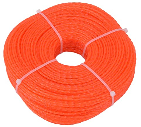 Haofy Hilo de Nailon de 2,4 Mm y 120 Pies con Alto Rendimiento de Corte para Modelos, Adecuado para Accesorios de Cortacésped, Recorte de Jardín, Mantenimiento Diario de Jardín