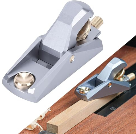 Jectse GreatNeck LSO Pialla a Blocco da 3 1/2 Pollici, Piccola Pialla per Legno per L'uso in Progetti di Miglioramento della Casa Artigianato, Rifilatura, Piallatura del Legno,
