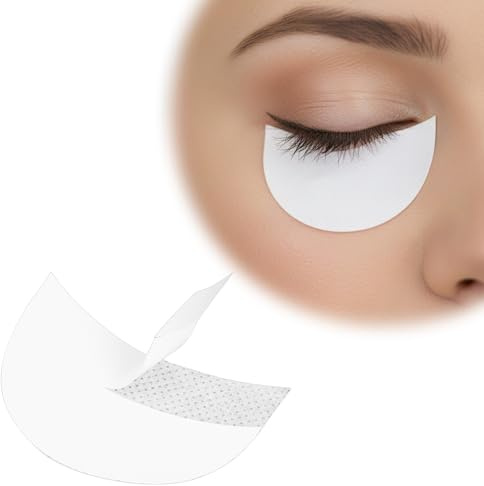 200 Stück Lidschatten Pads, Lidschatten Schild Protector Pads, Eyeliner Schablone, Augenpads Wimpernverlängerung, Wimpernblättchen Zum Färben von Lippen Make-up Rückstand